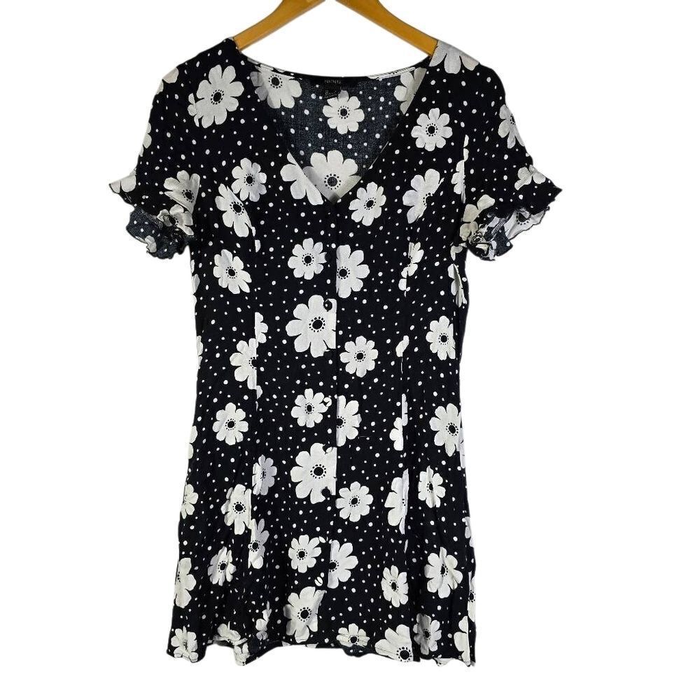 Forever 21 Black Floral Dress